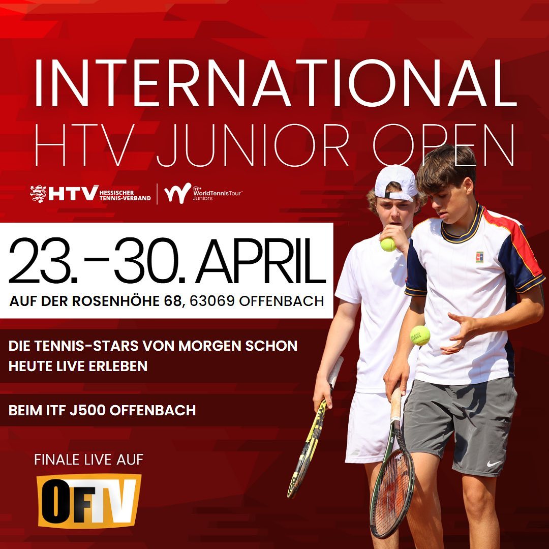 Internationale Tennis-Nachwuchselite schlägt in Offenbach auf